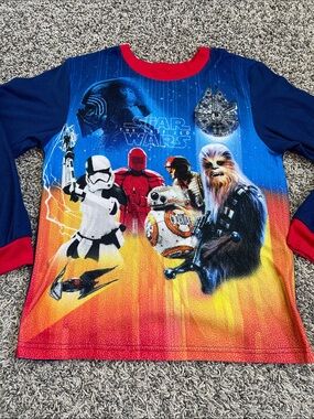 Boys Star Wars PJ long sleeve top size 10/12